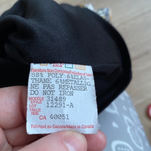 Frank Lyman zip-up sweater jacket animal print gold chains - Picture 7 of 7